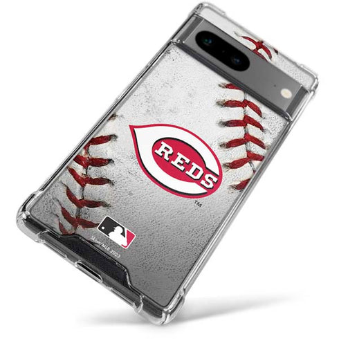 MLB Cincinnati Reds Game Ball Google Pixel 8 Clear Case